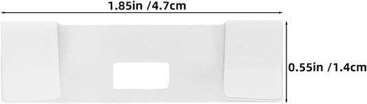 Ciieeo 25 Pièces Lot De Clips De Fixation Compatibles Avec Lames De Stores Pour Stores Verticaux Accessoires De Réparation Robustes Métal Pour Fenêtres Et Rideaux