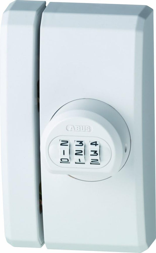 ABUS FTS106 Additional Window Lock - Window Lock With Digital Code Individually Adjustable - Security Level 10 - 26118 - White