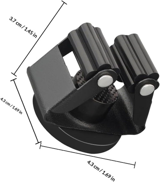 Ciieeo Support Mural Solution De Rangement Robuste Magnétique Pour Balai Et Serpillière Noir Organise Efficacement Outils De Nettoyage Pour Bureaux Et Espaces De Stockage