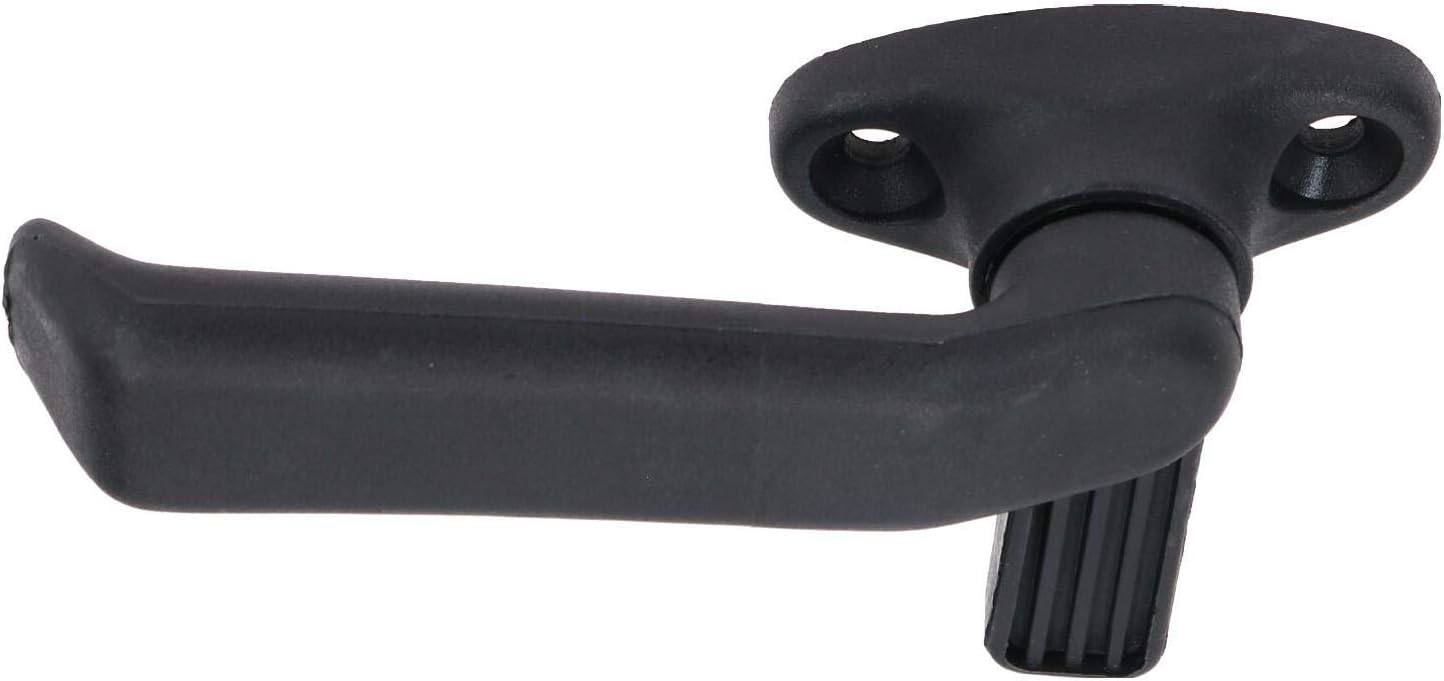 AB Tools Lot De 2 Loquets à Levier De Fenêtre Gauche En Polypropylène Noir