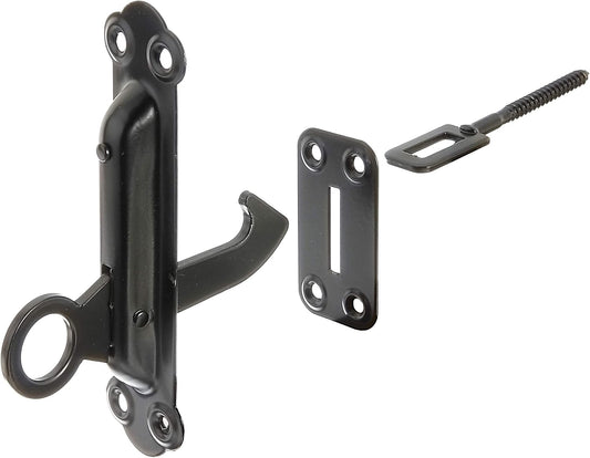 Alberts 307097 Shutter Stop | With Mounting Plate | In Black | 150 X 38 Mm