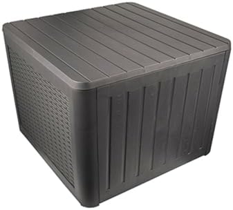  Boîte De Rangement D'extérieur étanche – Facile à Assembler Avec Couvercle Pour Patio, Jardin Et Porche