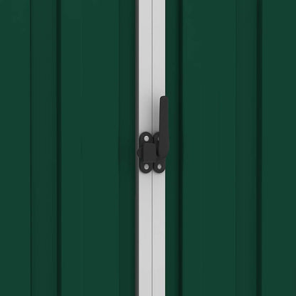  Abri De Jardin En Acier Galvanisé - 205 X 129 X 183 Cm - Vert - 205 X 129 X 183 Cm - Résistant Aux Intempéries - Moderne
