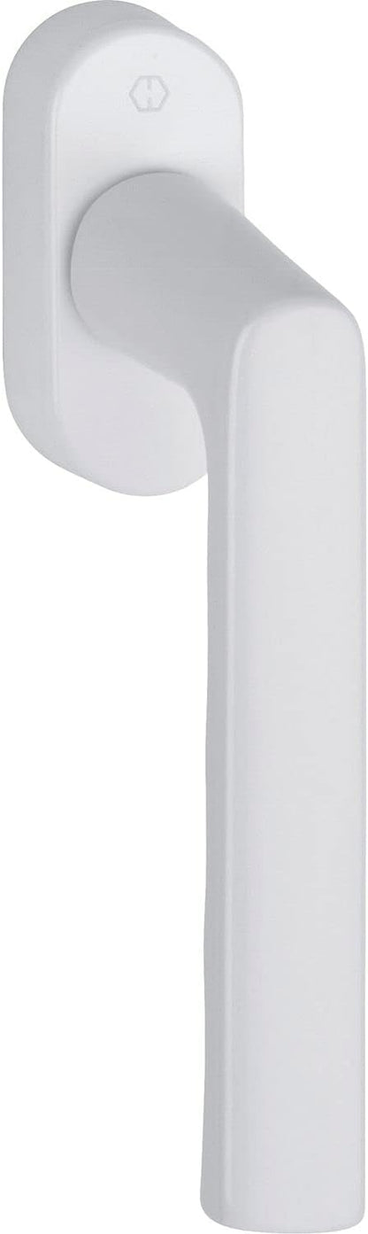  OD Hoppe Hamburg Aluminium Window Handle, White