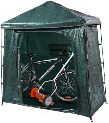 GENERIC Tente De Vélo Pour Housses De Vélo D'extérieur, Tente De Rangement Pour Abri De Vélo, Tente De Rangement Extérieur Pour Vélo, Support En Alliage D'aluminium Pour Extérieur, Abri De Rangement