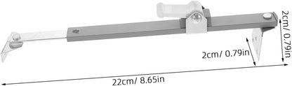  Housoutil Loquet De Fenêtre Pivotant Limiteur De Fenêtre Remplacement Charnières Armoire Quincaillerie Sangles Sécurité