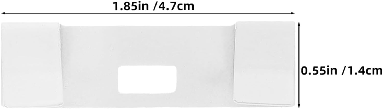  Ciieeo 25 Pièces Lot De Clips De Fixation Compatibles Avec Lames De Stores Pour Stores Verticaux Accessoires De Réparation Robustes Métal Pour Fenêtres Et Rideaux