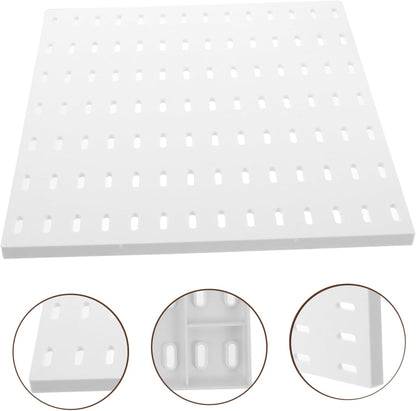  Ciieeo Panneau Perforé Mural Pour Garage Organisateur De Rangement Sans Perçage Conçu Plastique Robuste Pour Outils Divers