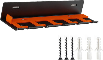 Organisateurs Muraux Sécurisés Pour Outils Pneumatiques Avec 5 Emplacements Coulissants En Métal Pour Un Rangement Sécurisé Et Efficace