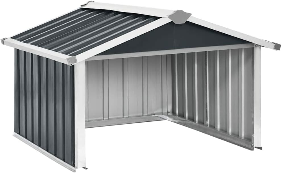  Abri Tondeuse Robot De Jardin 92x97x63 Cm En Acier Galvanisé Vert, Garage Pour Station De Charge Robot Tondeuse Extérieur, Robuste Et Stable Pour Votre