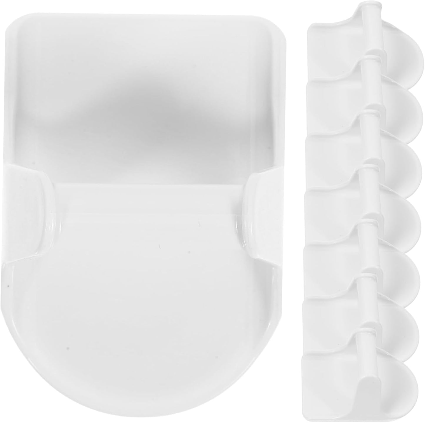  Ciieeo 8pièces Organisateur De Vaporisateur Cintres Adhésifs Sans Perçage Fixation Murale Pour Maison Et Cuisine Crochets Pour Ranger Clés Et Sacs