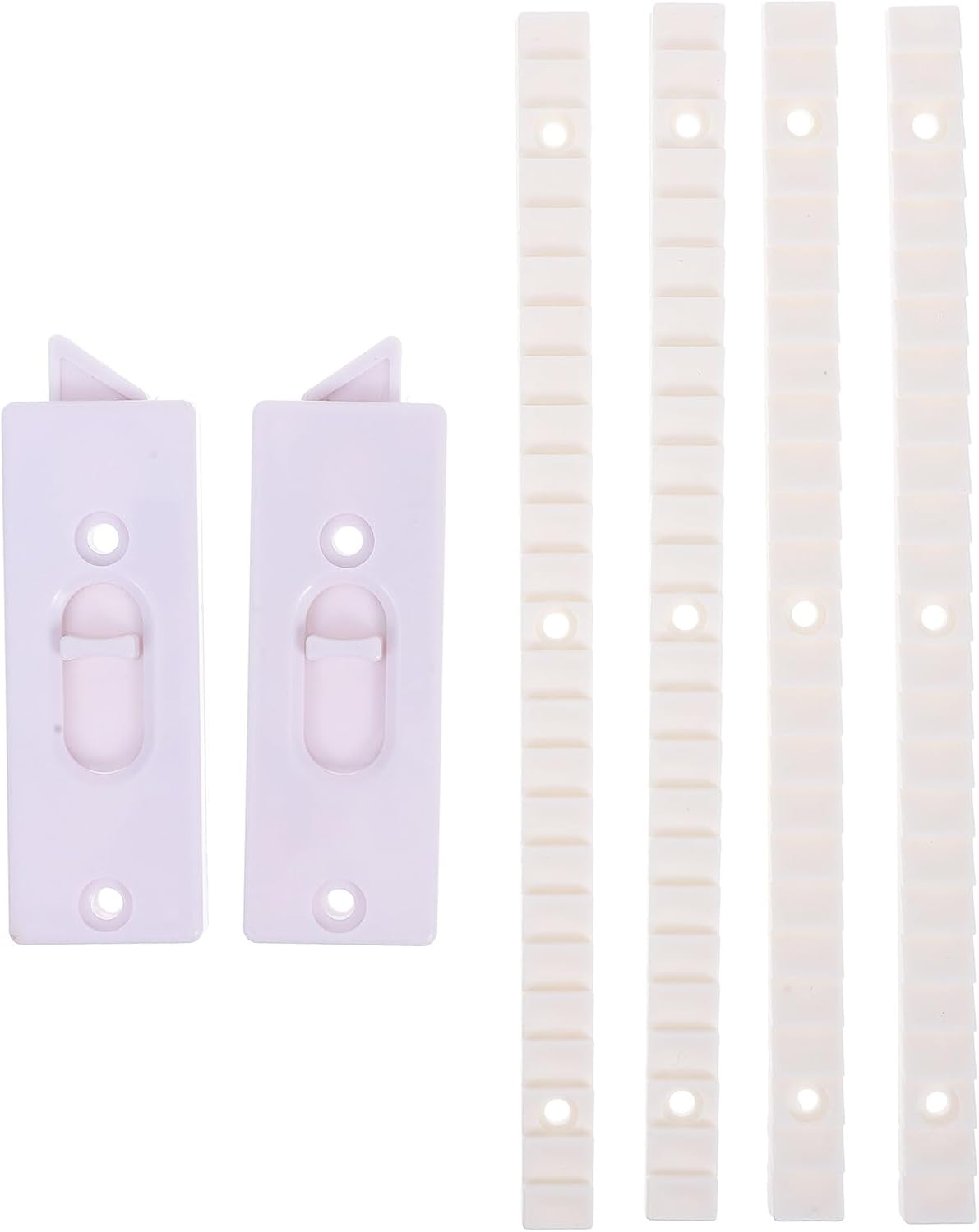  Gatuida Lot De Verrous De Fenêtre Coulissants Ressort, Accessoires De Quincaillerie, Fermeture Sécurisée Verticale, Lève-fenêtre Pliant Gain De Place, 6 Pièces, Usage Domestique Et Professionnel