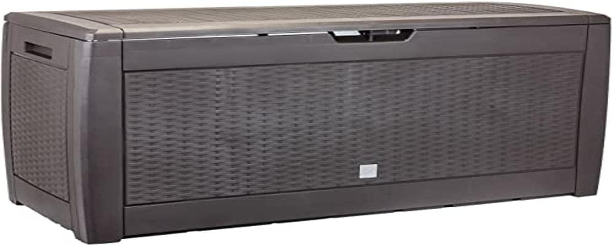 Prosperplast Boxe Rato Coffre De Jardin 310 Litres Chocolat 119 X 48 X 60 Cm
