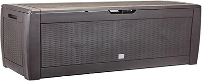 Prosperplast Boxe Rato Coffre De Jardin 310 Litres Chocolat 119 X 48 X 60 Cm