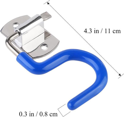  VICASKY Porte-serpillière En Acier Inoxydable 304 S-courbé 3 Pcs Support Mural Anti-glissement Organisateur D'outils