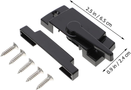  Ciieeo Verrous De Fenêtre Coulissante 4 Pcs En Alliage De Zinc, Sécurité Garçon Et Filles, Butée De Verrouillage Pour Fenêtres Coulissantes Gauche Et Droite, Accessoires De Quincaillerie