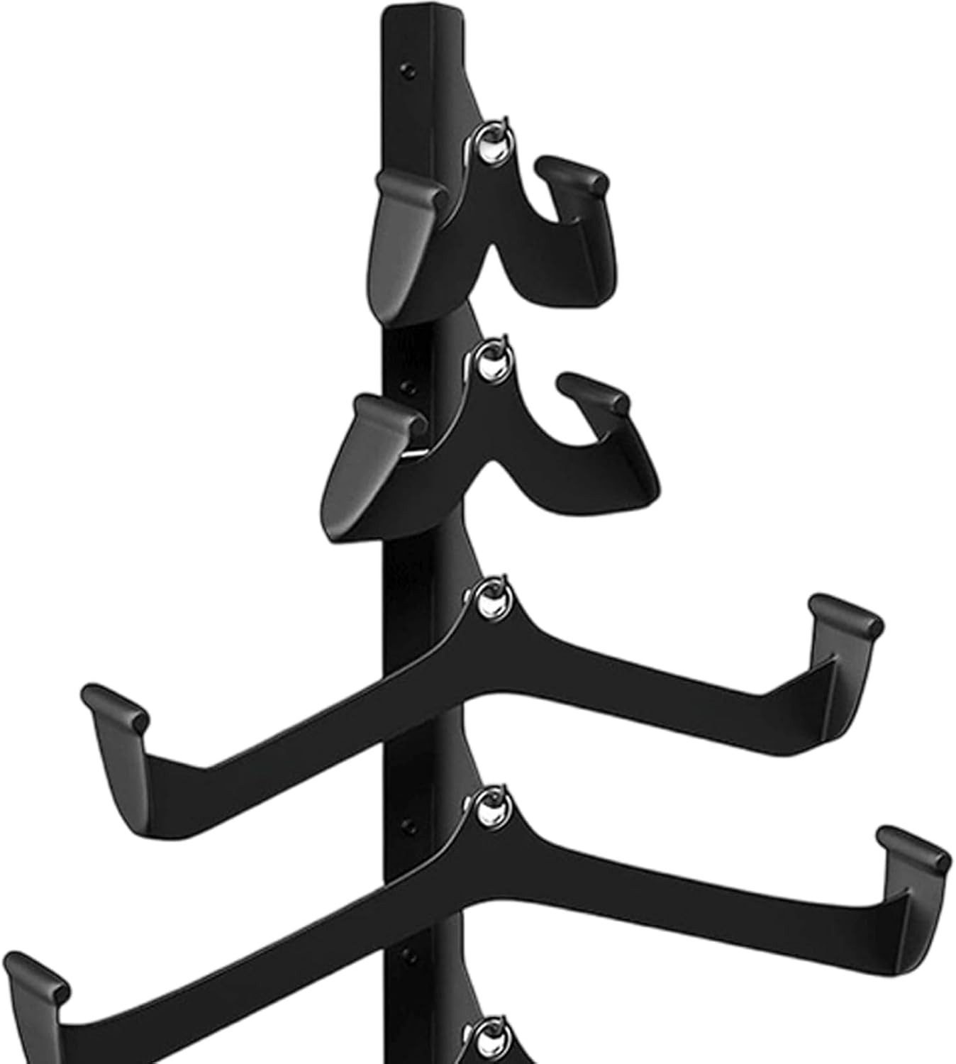 Support Mural Pour Barre De Jalon – Organisateur De 5 Pièces Résistant | Porte-accessoires De Machines D'exercice, Pour équipement De Fitness Dans Le Garage Pour Hommes Et Femmes
