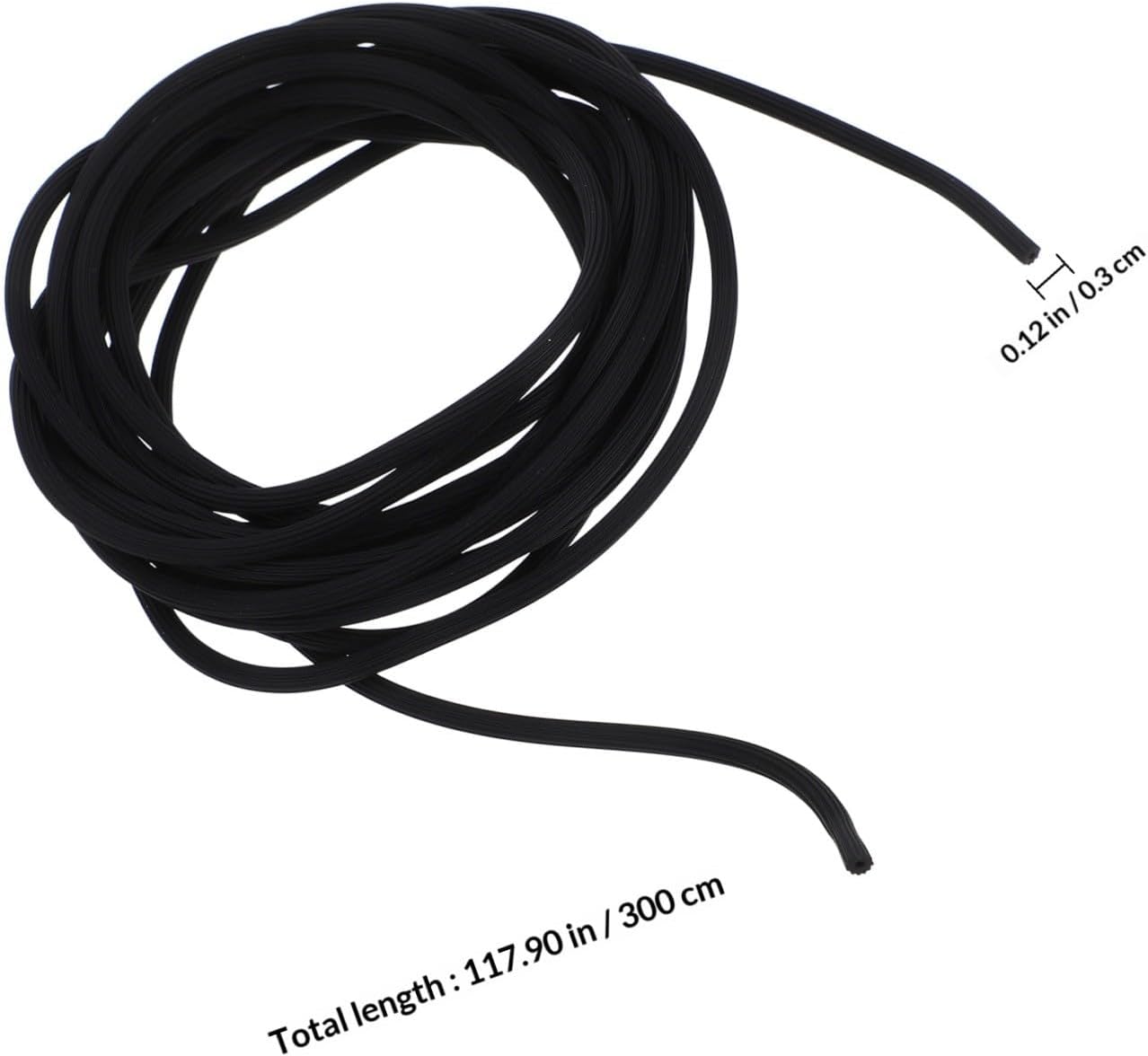  Zerodeko Bande PVC Légère Et Facile D'entretien Pour Moustiquaire De Fenêtre Noire, Jonc De Retenue Solide Adapté Aux Accessoires De Quincaillerie De Fenêtre