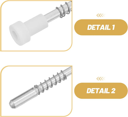  Ciieeo 20 Pièces Loquet à Ressort Métallique Installation Facile Fixation En Plastique Et Métal Pour Moustiquaire De Fenêtre Pour Décoration Intérieure Et Rénovation