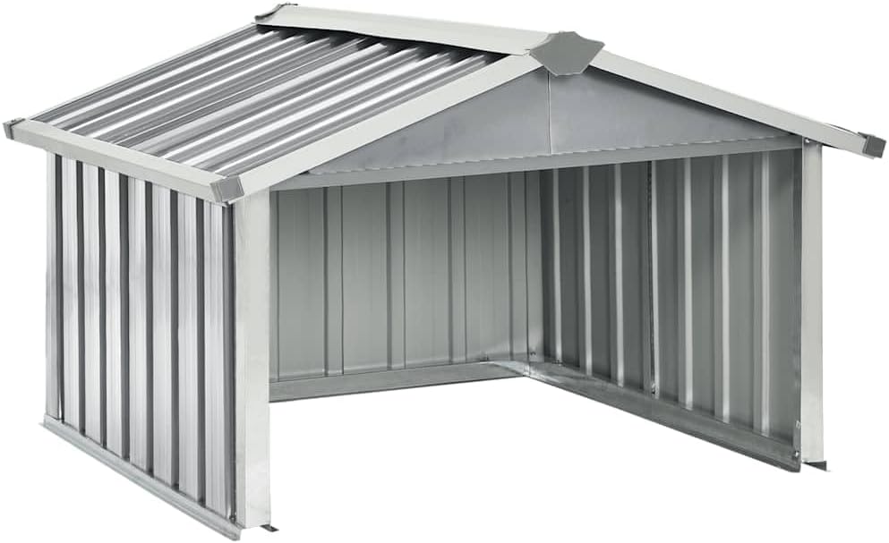  Abri Tondeuse Robot De Jardin 92x97x63 Cm En Acier Galvanisé Vert, Garage Pour Station De Charge Robot Tondeuse Extérieur, Robuste Et Stable Pour Votre
