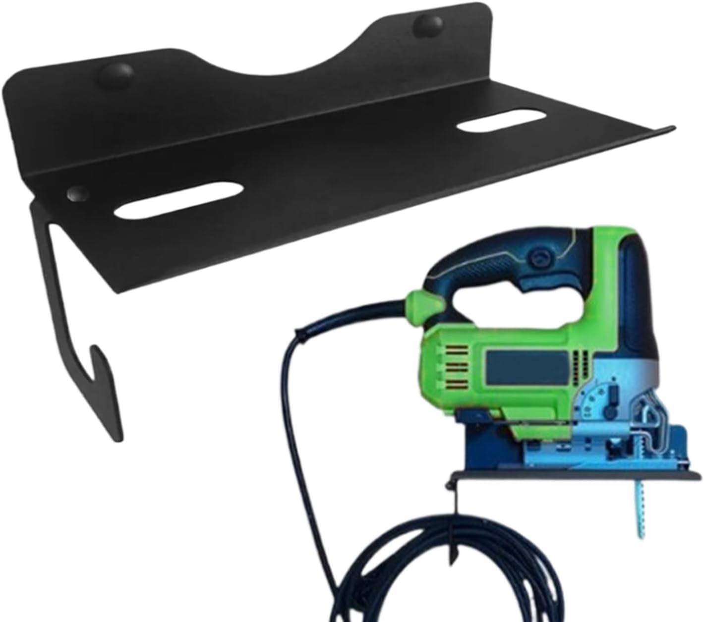  Support Mural Pour Scie Sauteuse | Organisateur Métallique Pour Outils électriques, étagère De Rangement De Scie Sauteuse - Pour Maison, Appartement, Cave, Garage, Atelier