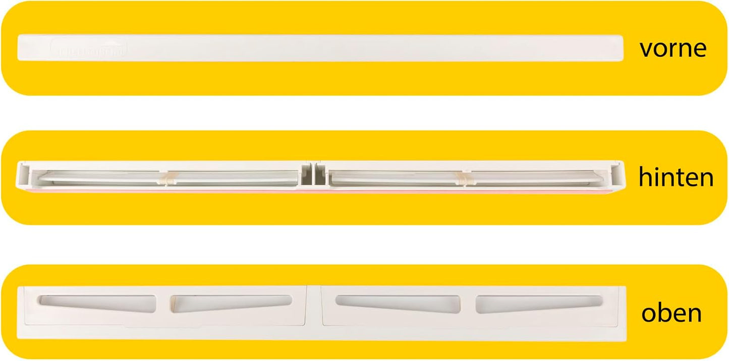  Schellenberg 46606 Plus Window Aerator, White, Mounting Without Drilling, Energy Saving And Heating Costs, Mould Prevention