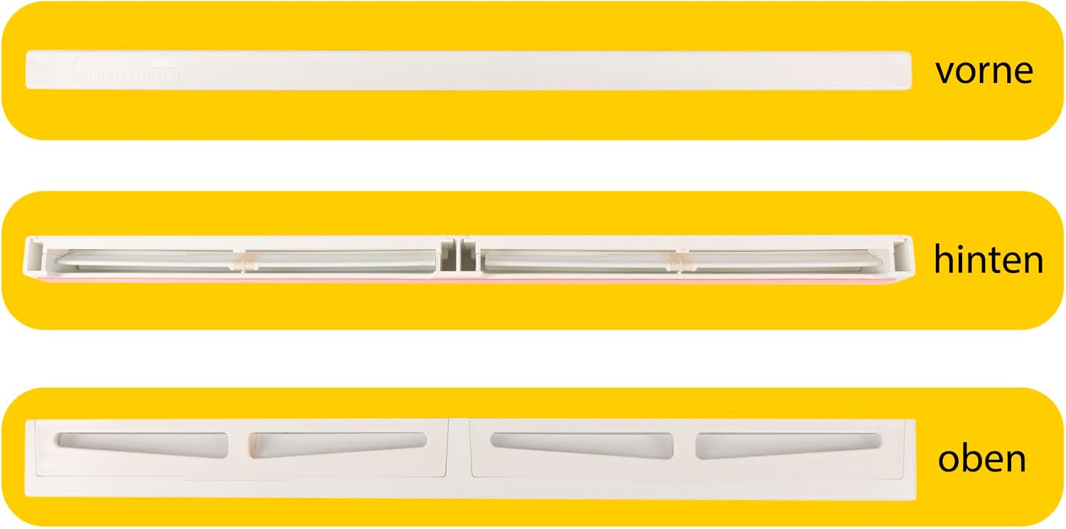  Schellenberg 46606 Plus Window Aerator, White, Mounting Without Drilling, Energy Saving And Heating Costs, Mould Prevention