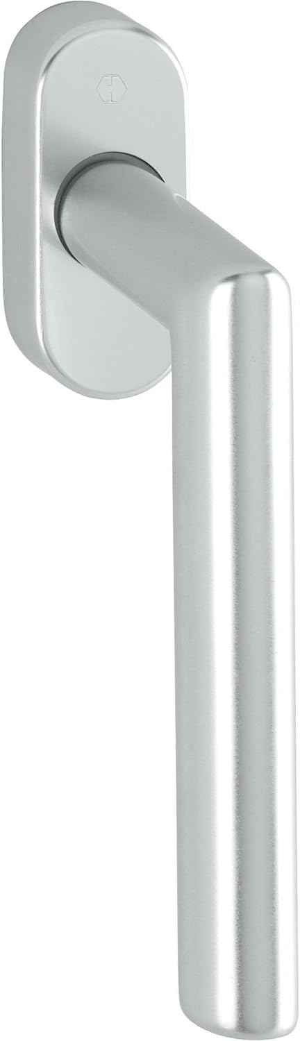  Hoppe Window Handle Amsterdam - Secustik, VK 7 X 32-42 Mm, Anodised Silver, 1 Piece, 102202067