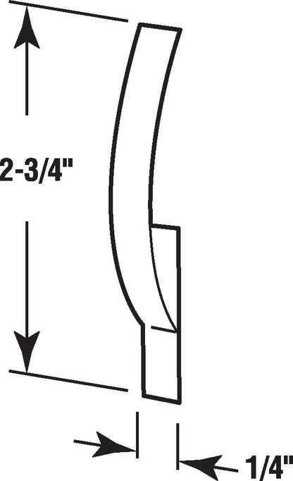  Prime-line Products L 5884 Window Screen Spring, Steel, Zinc Plated, Corner Mounted (Pack Of 6),