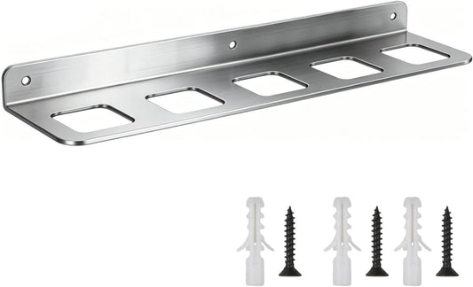  Porte-outils Mural | 5 Supports à Outils Multifonctionnels Pour Le Mur De Garage | Étagère De Rangement Pour Outils De Marteau,Pour La Grange, L'atelier, L'usine, La Maison, La Pince, Le Draa à Vis