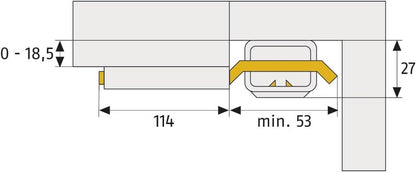  ABUS Additional Window Lock SW10 - Window Lock To Be Assembled Without Drilling The Window Frame - Security Level 4 - 10446 - Brown