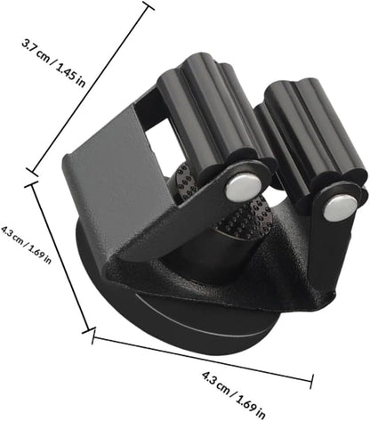  Ciieeo Support Mural Solution De Rangement Robuste Magnétique Pour Balai Et Serpillière Noir Organise Efficacement Outils De Nettoyage Pour Bureaux Et Espaces De Stockage