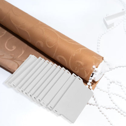  Angoily Kit De Réparation Pour Stores Verticaux Blanc Structure Double Crochet En Plastique Poids De Fond Solide 1 Set Complet Pour Fenêtres Et Chambres