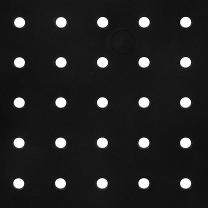  VICASKY Panneau Perforé Noir En Plastique Multi-fonctionnel Et Pratique Pour Rangement Mural Garage Ou Salle De Bain, Organiseur Simple Et Élégant Pour Atelier