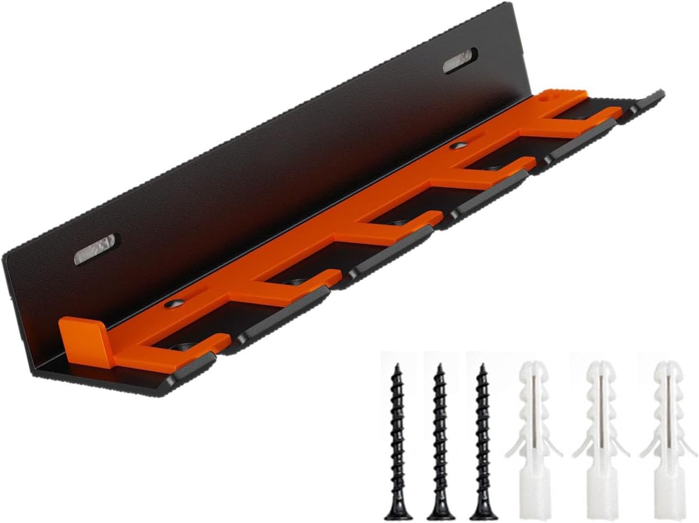  Porte-outils Pneumatique Mural En Métal Avec 5 Emplacements Coulissants Sécurisés