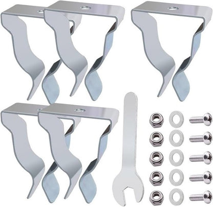  Lot De 5 Kits De Quincaillerie De Fenêtre Pour Puits De Fenêtre - Clip De Rechange Pour Ressort Durable