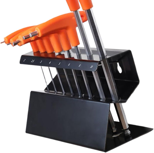  Organiseur De Clés – Support Mural Hexagonal En Acier Inoxydable Pour Garage, Atelier Avec Fonction D'économie D'espace, Porte-outils Pour Réparation De Maison, Salon, Magasin, Solution D'organisation