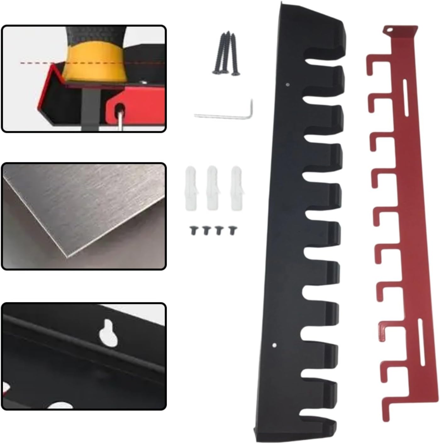  Support Mural Pour Poignée D'étau, Pour Rangement De Pinces Dans Atelier, Abri De Jardin, Garage, Porte-outils En Fer, Avec Design Antivol Verrouillable