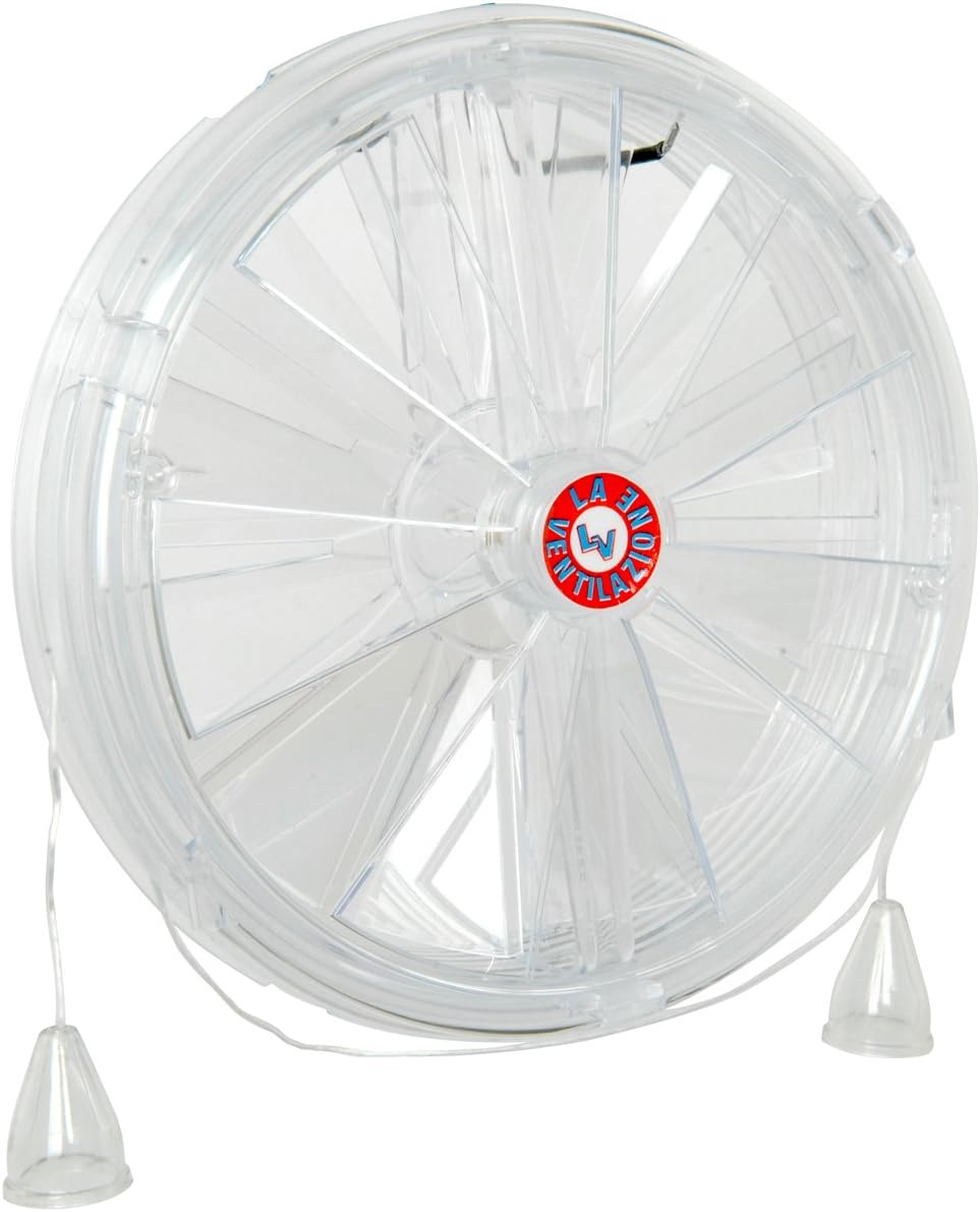  La Ventilazione AE200 Thermal Aerator For Window Opening And Closing Funicels, Diameter 210 Mm, Transparent Imitation Glass