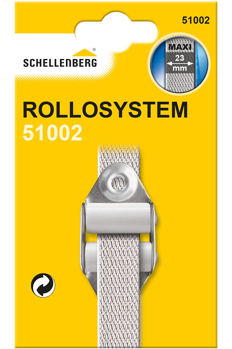  Schellenberg 51002 Standard Maxi Roller Shutter Belt Guide, 45 Mm, White