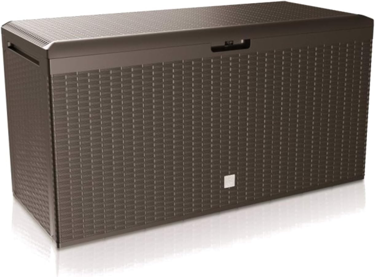 Prosperplast BOXE RATO PLUS 290L. Coffre De Jardin, Dimensions (mm) 1140x470x594, Couleur Anthracite
