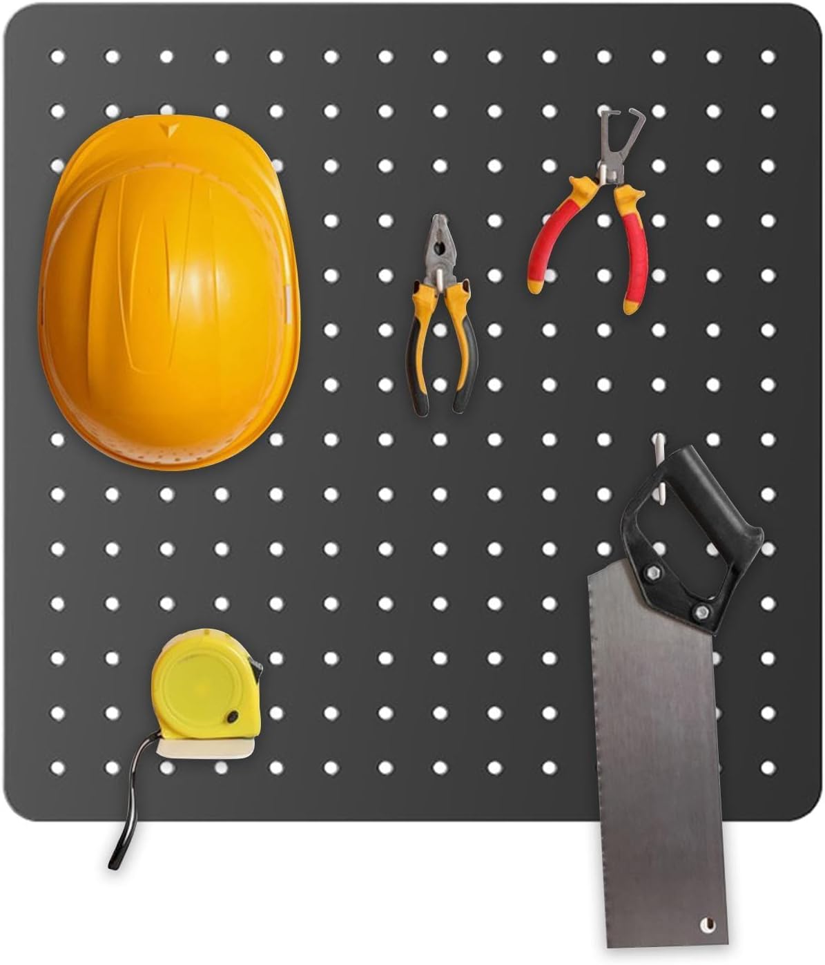  Tableau De Rangement Monté, Panneau De Pinces De Bureau, Rangement Multifonction Avec Système De Contrôle De Disposition Personnalisé, Planche à Suspendre Murale Robuste, Style Moderne Et Propre