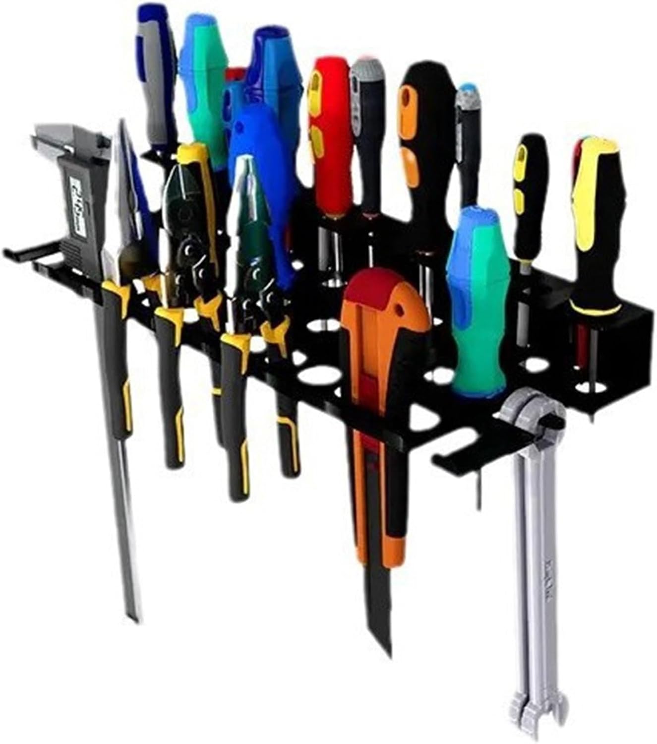  Porte-outils Mural En Métal Pour Garage De Rangement Efficace Et Atelier à Domicile, Pince à Tournevis, étagère