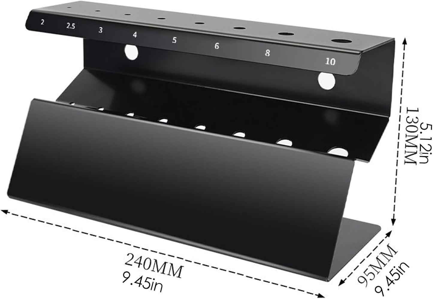  Organiseur De Clés – Support Mural Hexagonal En Acier Inoxydable Pour Garage, Atelier Avec Fonction D'économie D'espace, Porte-outils Pour Réparation De Maison, Salon, Magasin, Solution D'organisation