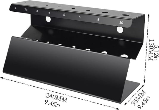  Organiseur De Clés – Support Mural Hexagonal En Acier Inoxydable Pour Garage, Atelier Avec Fonction D'économie D'espace, Porte-outils Pour Réparation De Maison, Salon, Magasin, Solution D'organisation