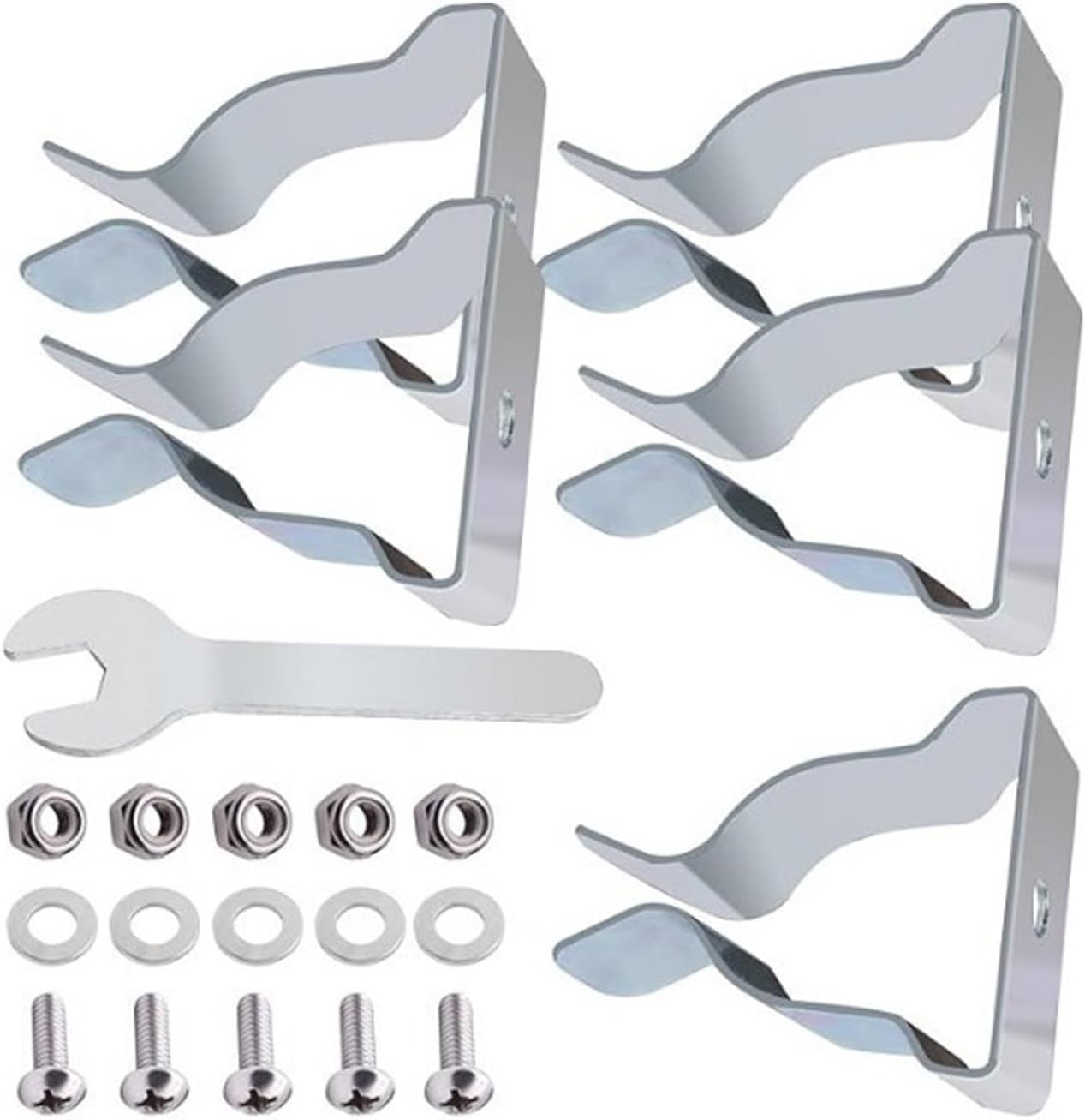  Lot De 5 Kits De Quincaillerie De Fenêtre Pour Puits De Fenêtre - Clip De Rechange Pour Ressort Durable