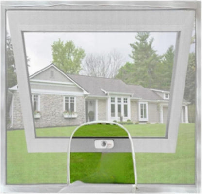  Mailles En Fibre De Verre Personnalisables Pour Une Installation Facile - Respirant Avec Fermetures éclair - Moustiquaire De Fenêtre En Fibre De Verre - Filet De Ventilation - Outil