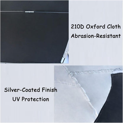 GENERIC Abri De Rangement Pour Vélos, Housse Imperméable Pour Vélos - Garage De Rangement Extérieur Portable Pour Motos, Outils De Jardin Et Tondeuses à Gazon - Dimensions : 200 X 80 X 165 Cm
