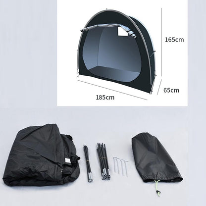 GENERIC Abri De Jardin Imperméable Pour 2 Vélos - Tente De Rangement Extérieure Avec Fenêtres, Idéale Pour Les Motos, Les Outils De Jardin, Les Jouets Et Les Tondeuses à Gazon - Durable Et Résistant