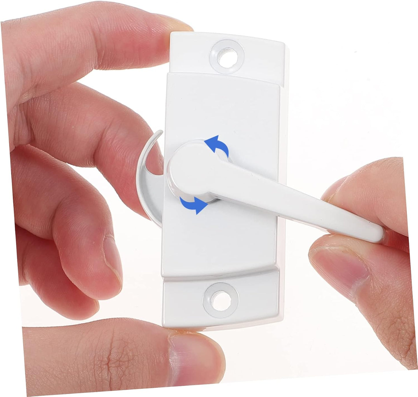  Jojofuny Verrous De Fenêtre En Alliage De Zinc Blanc 4pcs Pour Protection Vie Privée, Pièces De Rechange Robustes Et Flexibles Pour Fenêtres Coulissantes Usage Quotidien